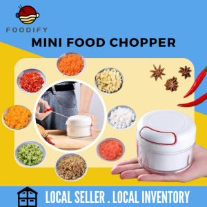 Manual Mini Food Chopper Pull String Garlic Chili Onion Vegetable Cutter Blender Kitchen Tool