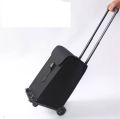 Xe đẩy hàng hành lý gấp gọn có dây buộc đi chợ, Xe kéo hàng đi chợ gấp gọn mini siêu thị đa năng. 