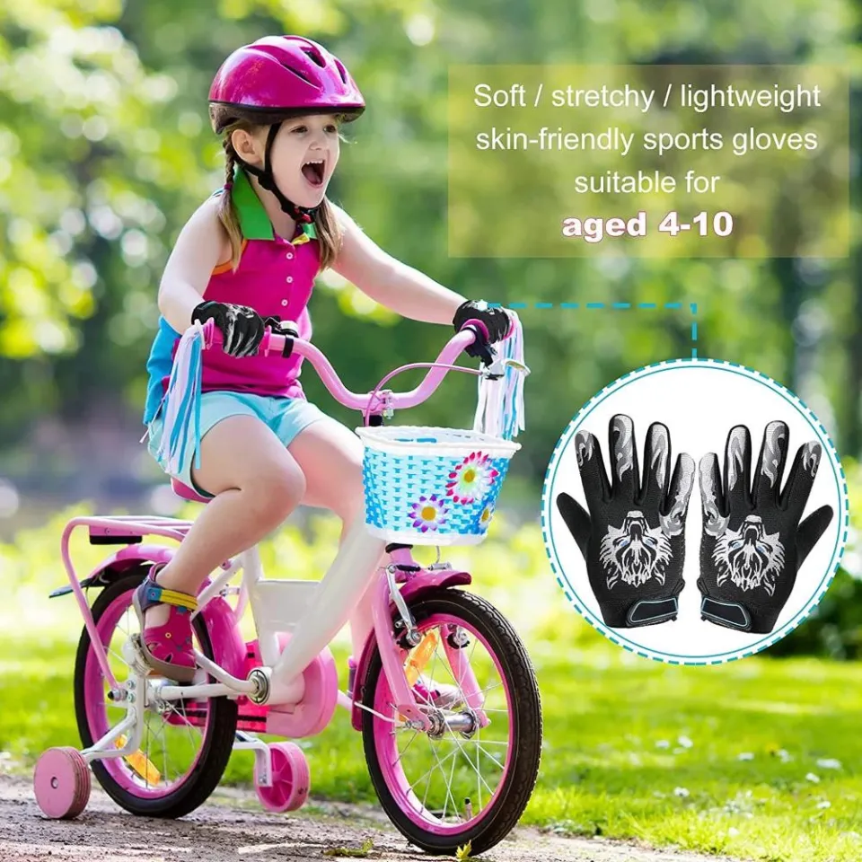 719SONN Riding Breathable Fishing Kids Cycling Gloves Full Finger