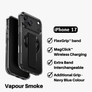 UNIQ Heldro Air iPhone 17 Pro Max Case / iPhone 17 Pro Case MagClick Flexgrip Band Phone Case
