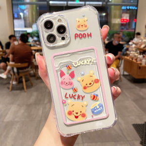 Tempat Kartu TPU Slot Cangkang Lunak untukSamsung A05 A15 A25 A35 A54 A55 S23 S22 S24 UltraA50S A30S