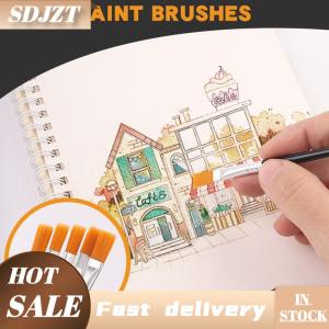 SDJZT Sơn Bàn Chải Thiết Lập Nghệ Thuật Vòng Phẳng Tóc Nylon Tóc Sơn Bàn Chải Cho Dầu Acrylic Màu Nước Trẻ Em Nghệ Sĩ Người Mới Bắt Đầu Sinh Viên