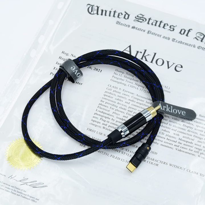 USB c to coaxial Cable Male Typec to Digital rca Audio Interface