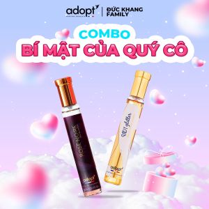 CHÍNH HÃNG 100%-Combo nước hoa nữ Adopt - My Love nhập khẩu chính hãng pháp hương thơm sang trọng quyên rũ lưu hương 6 đến 8 tiếng