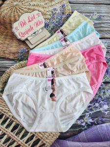 Combo 5 Và 10 Quần Lót Nữ Thun Lạnh Thông Hơi Phối Họa Tiết Gấm Hoa Thoáng Mát Size: 35 - 60 KG [810 + 808] - Đồ Lót Quỳnh Nhi