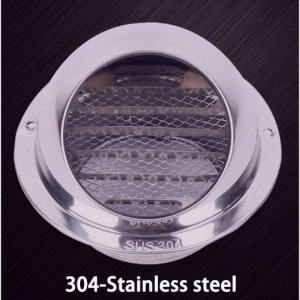 Stainless Steel 304 Wall Air Vent Ducting hood Ventilation Exhaust cap Vent Cap Exhaust pipe Cover