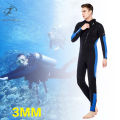 ชุดดำน้ำอุ่นหนา 3 มม. Wetsuit สำหรับผู้ชายเหมาะสำหรับการว่ายน้ำ / ดำน้ำลึก / ดำน้ำตื้น / โต้คลื่น ชุดดำน้ำชาย. 