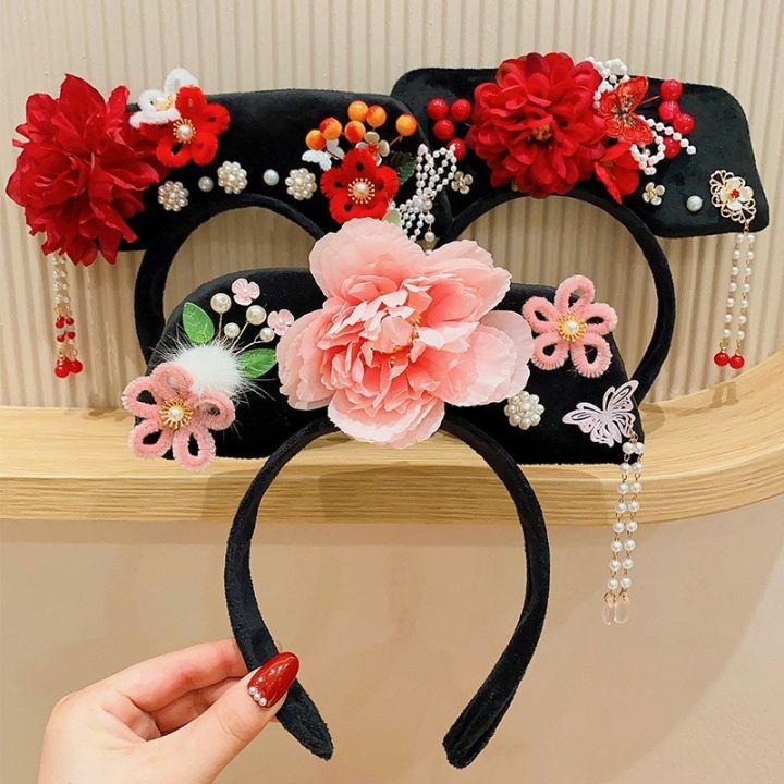 🔴🔵🎗ที่คาดผมเจ้าหญิงตรุษจีนคาดผมฮองเฮา 🎀🔵🔴 | Lazada Thailand