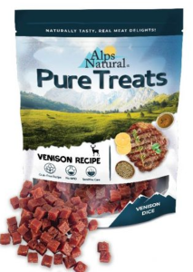 ALPS NATURAL Venison Boxing / Chip / Dice / Stix / Sushi / Slice Recipe (100g) Pure Treats