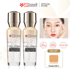 Shawill 6H Long Wearing Primer Face Primer Face Makeup Base Natural Finish Lightweight and Non sticky 2PCS 80ml S5009
