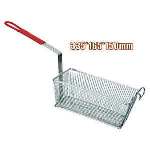 Frying French Fries Basket Stainless Steel Long Handle Frying Basket for Fried Chicken Fries