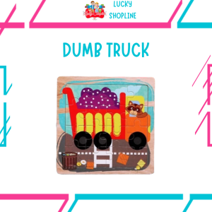 [BIG SALE] MAINAN EDUKASI ANAK PUZZLE 16 KEPING KAYU MONTESSORI - Transport