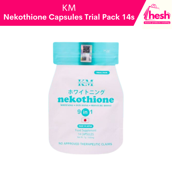 TRIAL PACK Nekothione 9 in 1 Food Supplement Whitening Anti Aging 