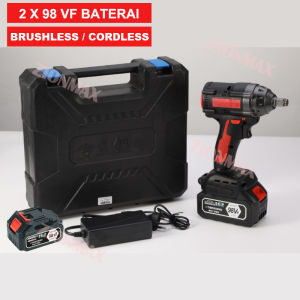 Mesin Bor SET Dual Speed/TOOLS CORDLESS IMPACT WRENCH 2 BATERAI / OBENG SOCK ELEKTRIK TERMURAH/Impact Wrench 15000mah 98vf/Bor Cordless Impact Wrench/Drill Air Impact Wrench Kit Drill Machine