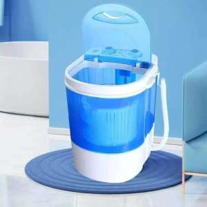 ตู้ซักผ้าขนาดเล็ก ซักผ้าแรง รวมในตัว สำหรับใช้ในบ้าน หอพัก เครื่องซักรองเท้ากึ่งอัตโนมัติ แบบถังเดียว เครื่องซักชุดชั้นในและถุงเท้า