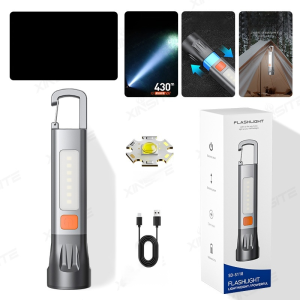 💕New Outdoor💕High Brightness Long-Range Strong Light Flashlight Outdoor Super Bright Long-Range Home Emergency Light Special Forces Waterproof Mini Student强光手电筒