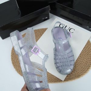 Melissa Possesion + Collina Strada - Glitter ORI1:1 ( SIZE 35/36 - 40 )SEPATU FLAT SANDAL FLAT