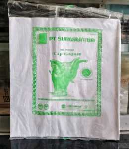 Kertas Nasi Kfc Motif dan Putih LAMINASI Ukuran 25x27 Bungkus Kebab Wanpaku Sanwich dll