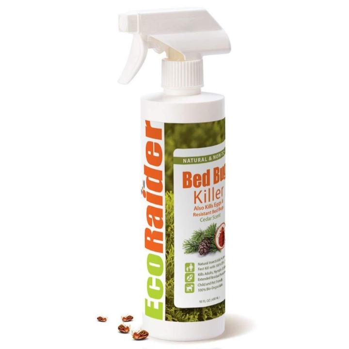 Bed Bug Killer by EcoRaider 16 oz (Fast and Sure Kill with Extended