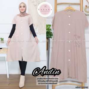 PROMO COD Dress Midi Wanita Dewasa Bahan Rayon Viscose Tebal Dan Adem Andin Dress_Ti Amo