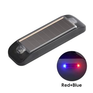 MINIFELE 262 Wireless Warning Light Waterproof Flashing Dummy Alarm Mini LED Solar Power Alarm Lamp Car Security