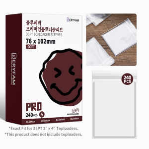 30pcs BERYFAM Color Border Toploader For Photocard Toploaders With Film Kpop Lomo Card Blueberry Series