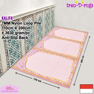 Tren-D-rugs Karpet sajadah jumbo motif turkey alas lantai masjid anti slip 110 cm x 200 cm - NMs