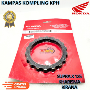 Kampas /plat kompling honda KPH untuk motor SUPRA X 125 KHARISMA KIRANA .AHM berkualitas original asli ori dan presisi