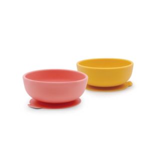 Ekobo Silicone Suction Bowl 2 Pack - Mangkok Silikon Bayi MPASI Set