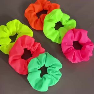 12 Pack Cotton Hair Scrunchies for Women & Girls 4 Inch Colorful Elastic Hair Ties No Damage Ponytail Holders for Thick Thin Curly Straight Hair Soft Stretch Hair Accessories