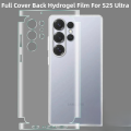 Full Cover Front+Back Screen Protector Samsung S25+ S24 Plus 5G HD Front Tempered Glass With Back Hydrogel For Galaxy S25 Ultra Protective Film. 