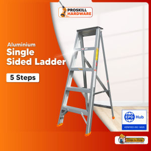 Aluminium Step Ladder Single Sided Ladder / StepByStep Tangga Rumah 单边家用梯子 5 Steps