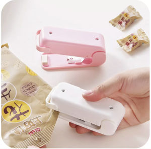 [SG SELLER] Japan Portable Heat Sealer Plastic Package Storage Bag Mini Sealing Machine Handy Sealer