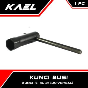 Kunci Busi 17-19-21 Motor Bebek-Matic-Sport Honda Yamaha Suzuki C70/Grand/Satria FU/Beat FI-F1-Pop-Street/GL Pro-100/Vario 110-125-150 LED/Scoopy/Revo-Absolute/Blade/Karisma/Supra-X-125-Fit New/Mio Soul-Sporty-GT-M3-Z-S/X-Ride/NMAX/Aerox/PCX 150-160/ADV 2