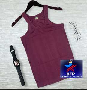 [ 1PCS] Singlet warna polos/Pakaian dalam pria dewasa size MLXL