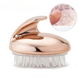 Shampoo Massage Comb Cleanser Scalp Meridians Shampoo Silicone Head Grabber Relieve Itching and Dandruff