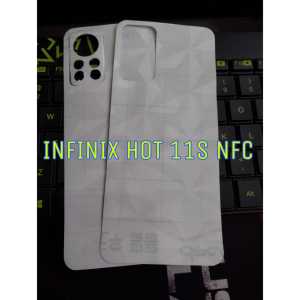 Skin Carbon INFINIX HOT 11S NFC Anti Gores Belakang Anti Jamur Back Skin DIAMOND Carbon Premium