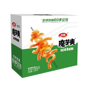 卫龙-内地版卫龙魔芋爽-香辣味/麻辣味/酸辣味/麻酱味/爆辣味 盒装 WEILONG DELICIOUS-Local China Konjac-Spicy/Mala/Sour & Spicy/Sesame Sauce/Very Spicy BOX