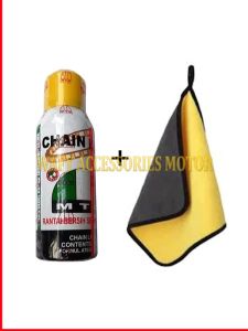 Paket Isi 2 - MTR Chainlube 70 ml + Kain Lap Microfibbe