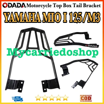 ODADA YAMAHA MIO I 125 / M3SOUL I 125 MIO SPORTY Top Box Bracket Tail Moto Box Grab Bar Bracket Motorcycle (Black)