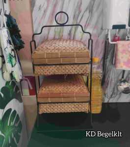 RAK BAWANG KOTAK susun2 / RAK BUMBU DAPUR/ BISA COD MURAH