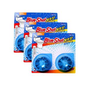 Bộ 3 vỉ vệ sinh làm sạch bồn cầu tự động Blueshot Hàn Quốc