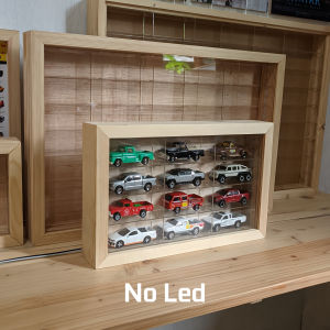 30 Slot Rak Hot Wheels Kayu jati belanda akrilik premium