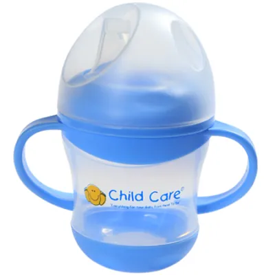 Child Care Silicone Spout Training Cup With Handles