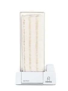 HaloDay กล่องใส่สำลี ใช้กับสำลีแบบขอบรีด กล่องเก็บสำลีเช็ดหน้า กล่องเก็บสำลีแบบกด สำลีไม่เป็นขุย  เก็บสำลีได้ถึง 60 แผ่น ใส่สำลีแบบขอบรีดเท่านั่น box