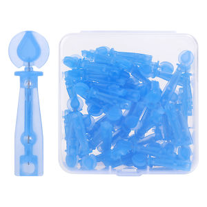 เข็มสิวเครื่องกำจัดสิวหัวดำแบบใช้แล้วทิ้ง G-GORGEOUS 50ชิ้นเข็มสแตนเลสกำจัดอุปกรณ์กำจัดและทำความสะอาดใบหน้า