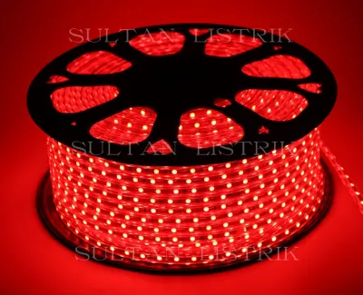 PAKET 10 15 20 METER GRATIS 1 SOKET (SOKET SUDAH TERPASANG) / LAMPU LED STRIP 5050 AC220V WATERPROOF
