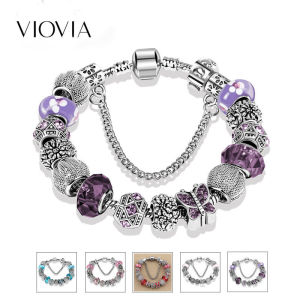 Best-selling beaded bracelets for women in Europe and America  DIY Diamond-studded butterfly alloy tennis bracelet   Popular cross-border e-commerce accessories