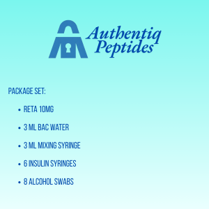 Authentiq Peptides RETA 10/20/30mg Authentic Advanced Weightloss | Slimming Support | Fat Reduction | Blood Sugar | Appetite Regulation