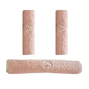 3 miếng Xe Đẩy Tay vịn tay áo thiết lập cho xe đẩy em bé bao gồm cả đai vai bảo vệ và bọc tay cầm sang trọng